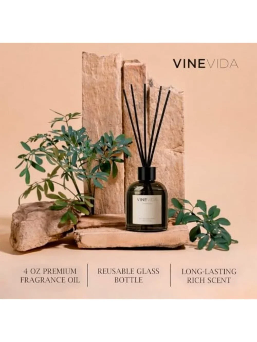 Caribbean Breeze Reed Diffuser Set | Long-Lasting Home & Bathroom Fragrance